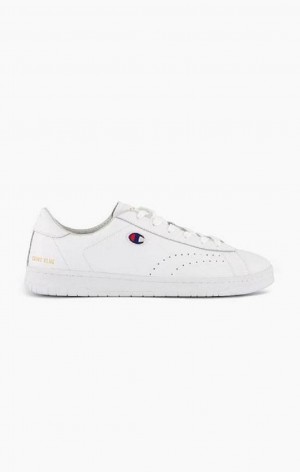 Champion Club Court Colour Back Tab Trainers Férfi Edzőcipő Fehér | 5893-RBTYI