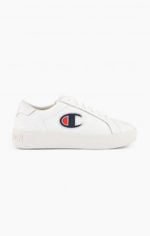 Champion ERA Bőr Trainers Női Edzőcipő Fehér | 2457-GBLJF