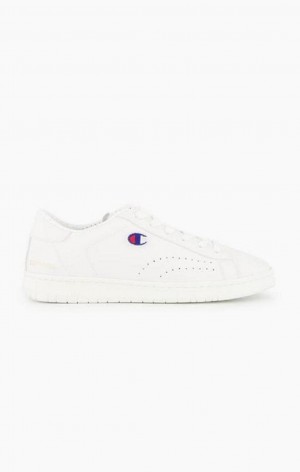 Champion Embroidered Logo Bőr Trainers Női Edzőcipő Fehér | 1085-USOZT