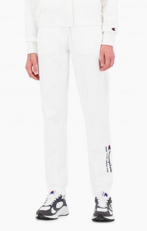 Champion New York Joggers Női Jogger Nadrág Fehér | 1026-ZKIWG