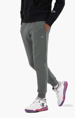 Champion Reverse Weave Cuffed Joggers Férfi Jogger Nadrág Sötétszürke | 4795-CYZXR