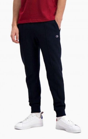 Champion Reverse Weave Cuffed Joggers Férfi Jogger Nadrág Sötéttürkiz | 9124-IRJZP