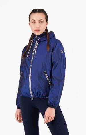 Champion Scuba Zip-Through Jacket Női Kabát Kék | 2581-BNLGF