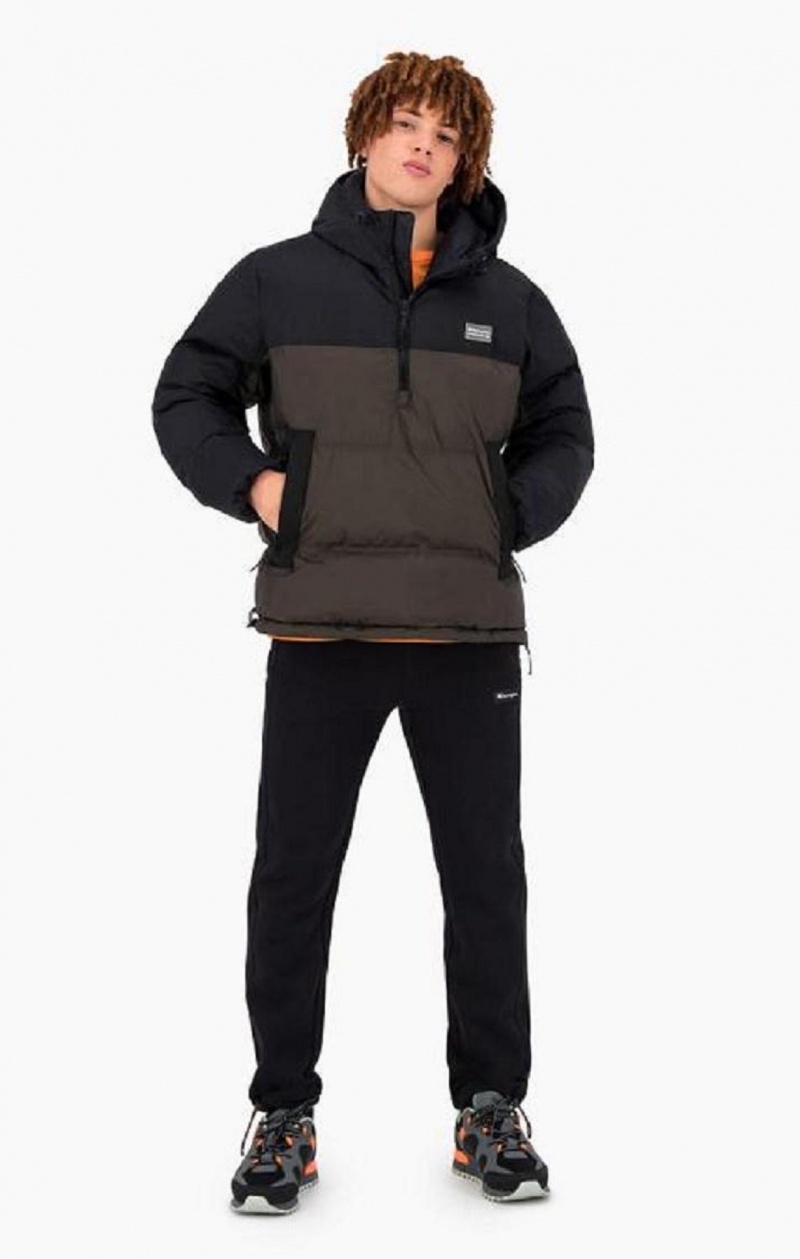 Champion 1919 Párnázott Jacket Férfi Kabát Fekete | 9407-JHYBZ