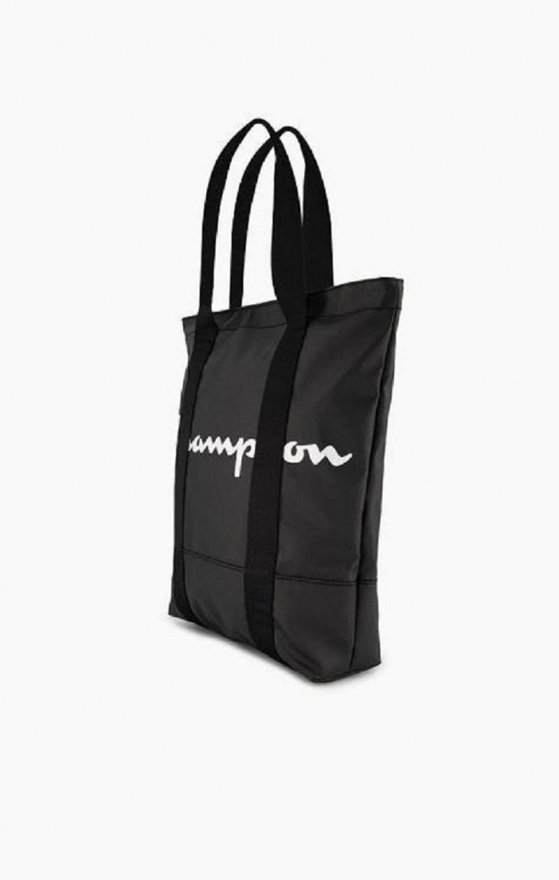 Champion 1919 Script Logo Tote Bag Férfi Táskák Fekete | 1497-XULOJ