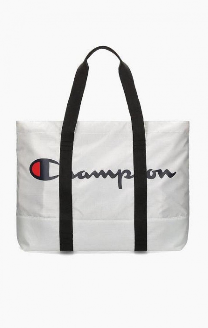 Champion 1919 Script Logo Tote Bag Női Táskák Fehér | 4057-UIMQJ