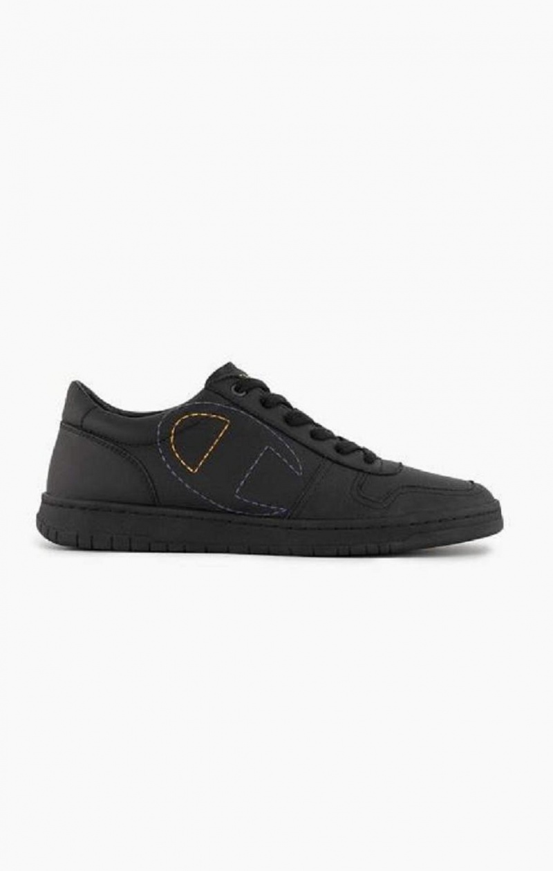 Champion 919 Low Logo Outline Trainers Férfi Edzőcipő Fekete | 8056-FVKPG