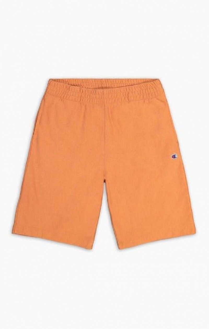 Champion Acid Wash Reverse Weave Shorts Férfi Rövidnadrág Barna | 9234-TZYPV