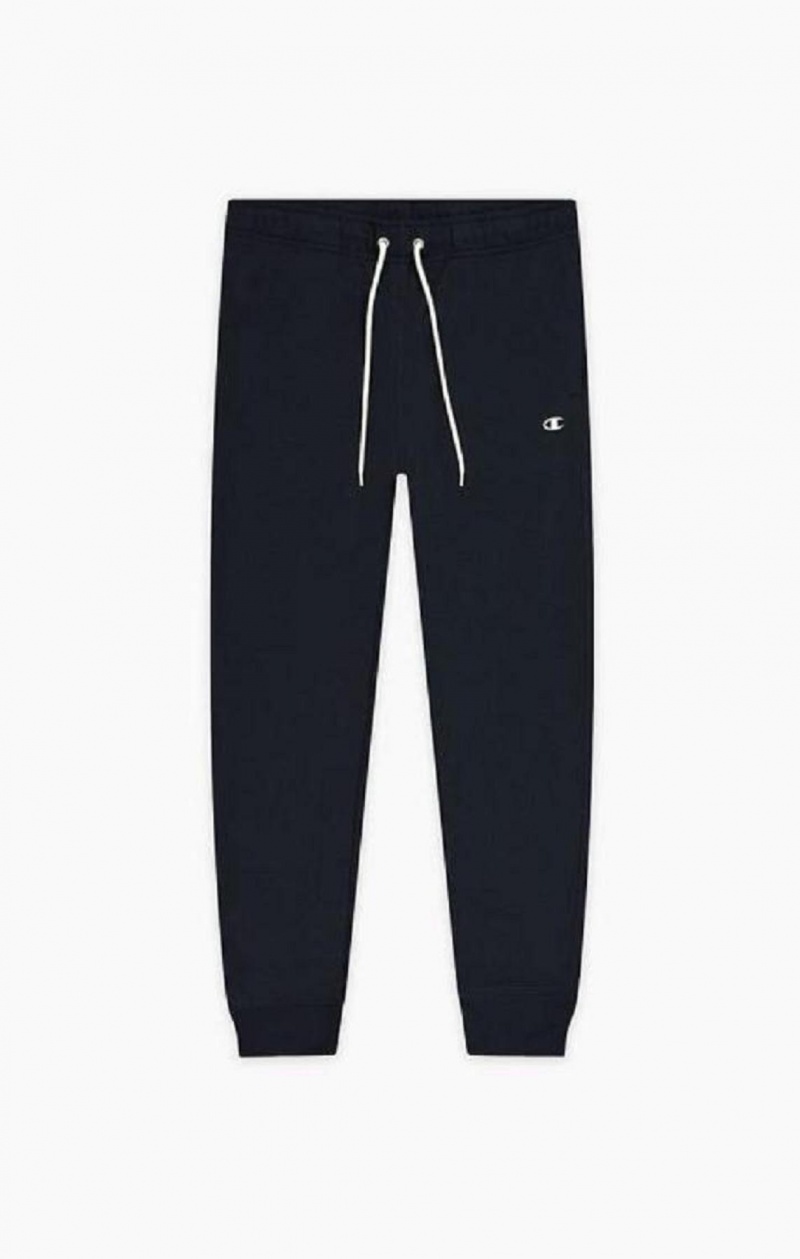 Champion C Logo Detail Cuffed Joggers Férfi Jogger Nadrág Sötétkék | 7928-IMJPN