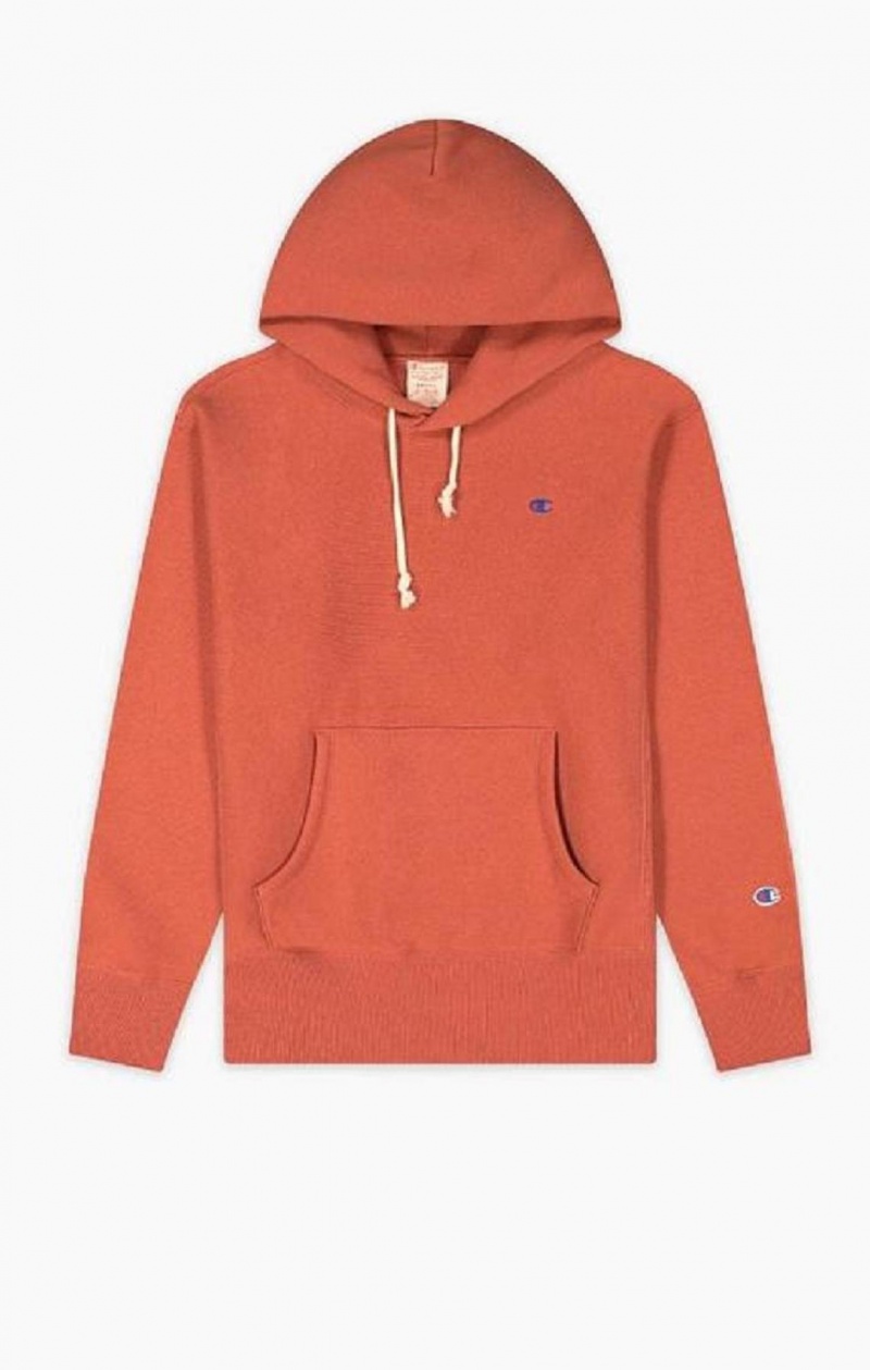 Champion C Logo Reverse Weave Hoodie Női Kapucnis Pulóver Bordó | 8201-RQZKV