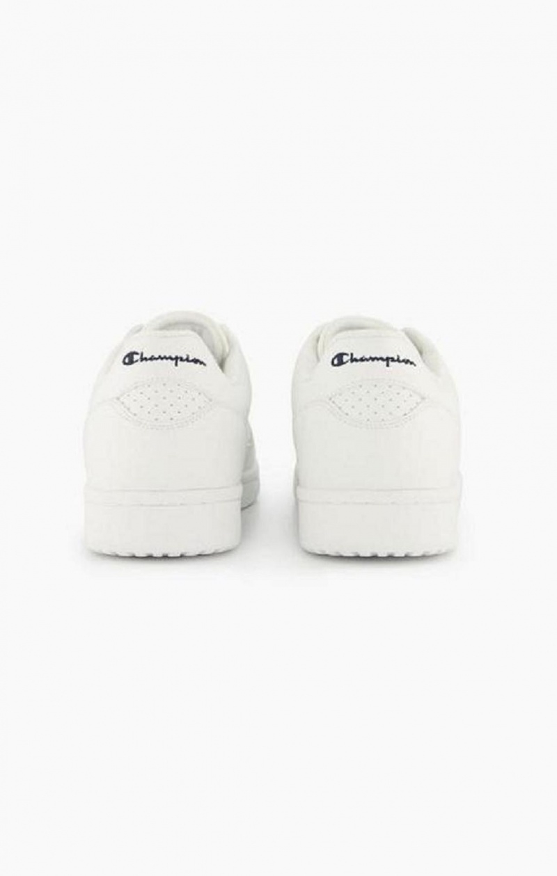 Champion Chicago Faux Bőr Trainers Férfi Edzőcipő Fehér | 3791-WCHDK