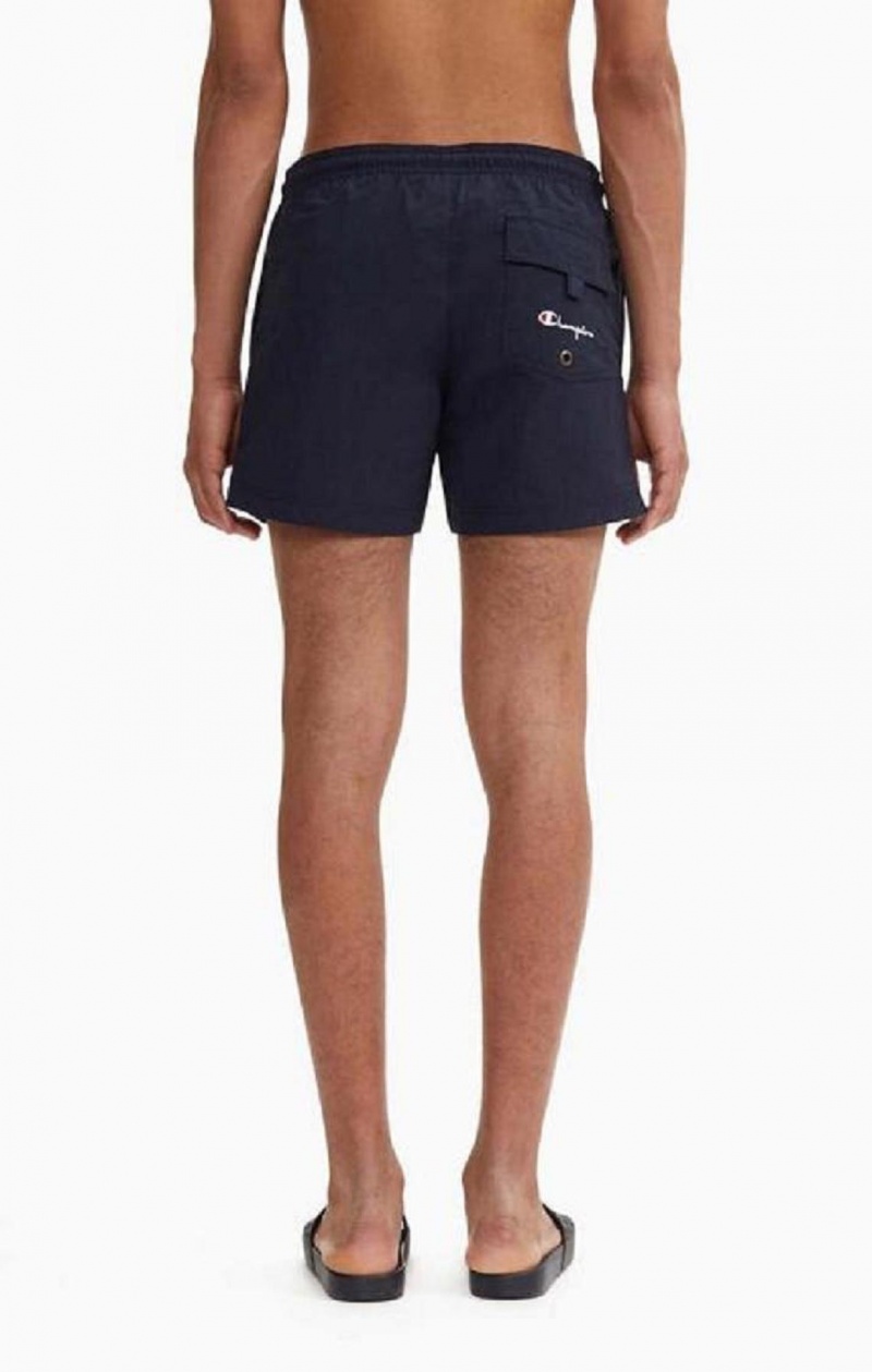 Champion Contrast Seam Detail Swim Shorts Férfi Fürdőruha Sötétkék | 1853-YJBTK