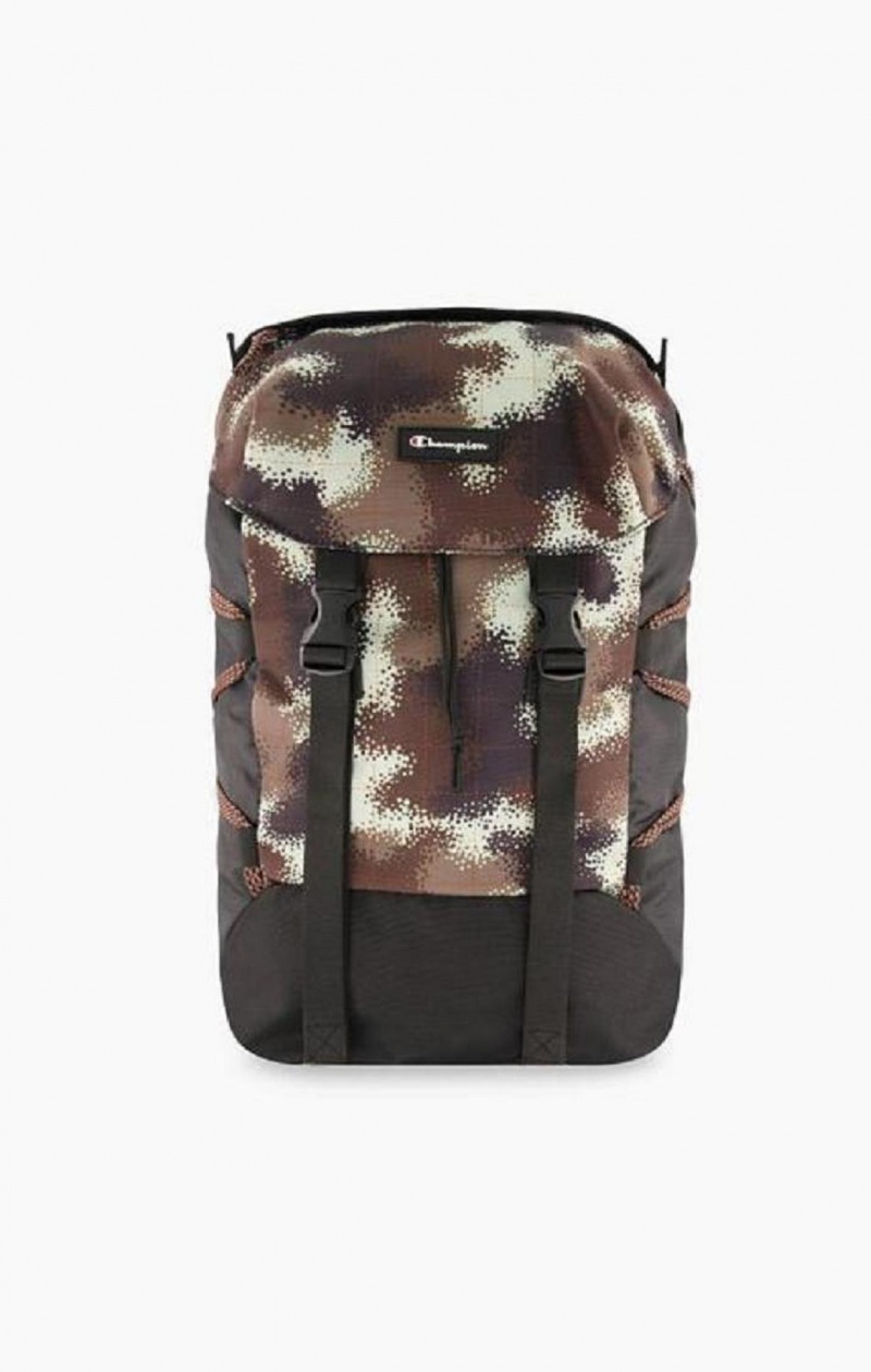 Champion Digitális Camo Print Explorer Backpack Férfi Táskák Zöld | 3219-UJXCW