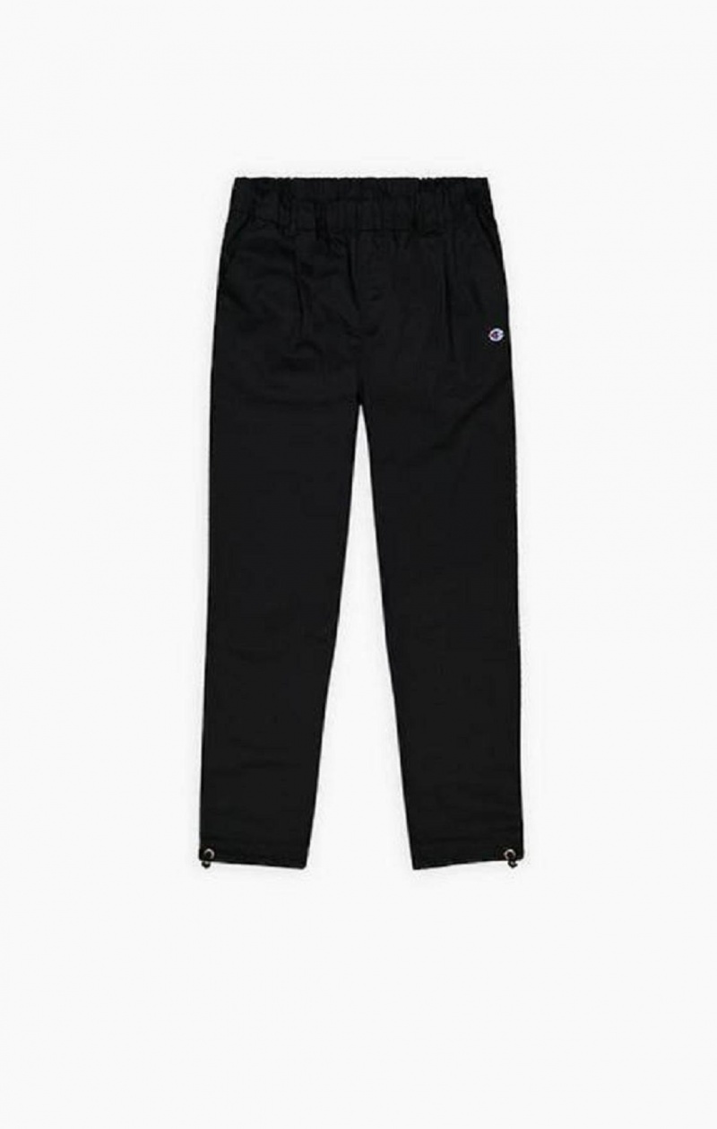 Champion Drawstring Cuffed Woven Joggers Férfi Jogger Nadrág Fekete | 5082-BEIMU