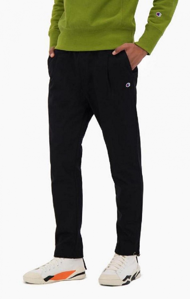 Champion Drawstring Cuffed Woven Joggers Férfi Jogger Nadrág Fekete | 5082-BEIMU