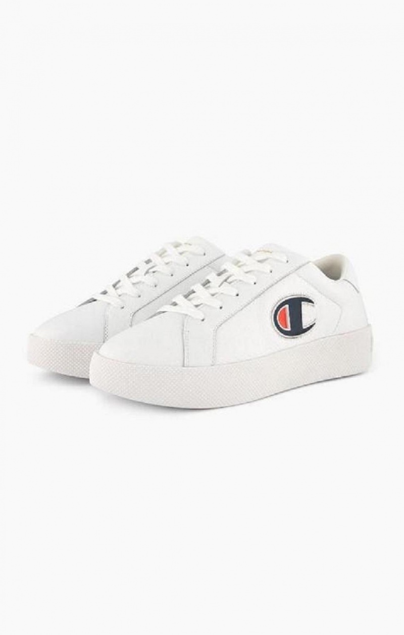 Champion ERA Bőr Trainers Női Edzőcipő Fehér | 2457-GBLJF