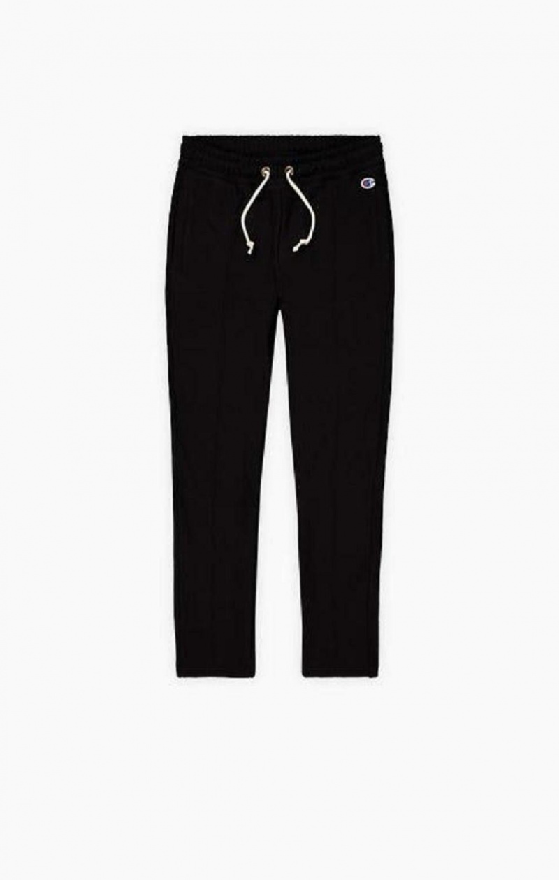 Champion Egyenes Leg Reverse Weave Joggers Női Jogger Nadrág Fekete | 8596-QEZDU