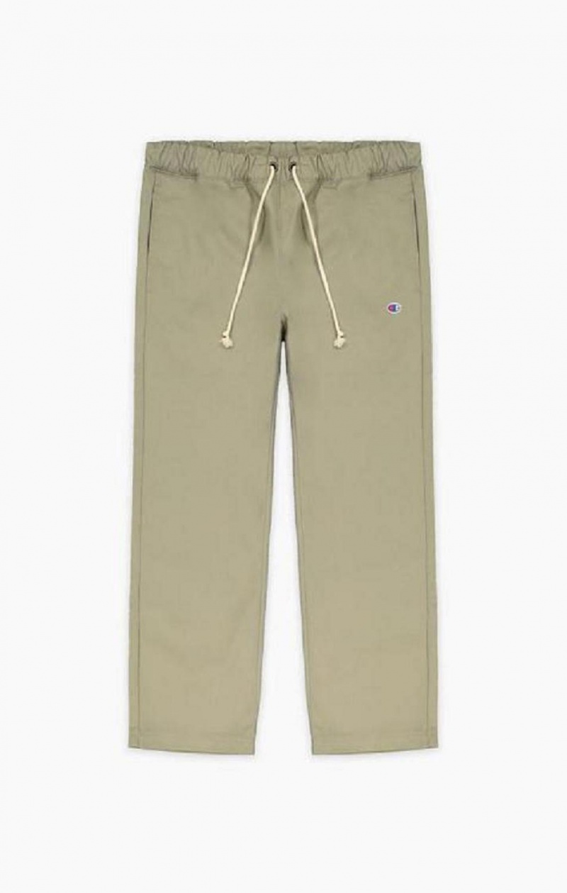 Champion Egyenes Leg Woven Trousers Férfi Jogger Nadrág Bézs | 3940-QLNGO