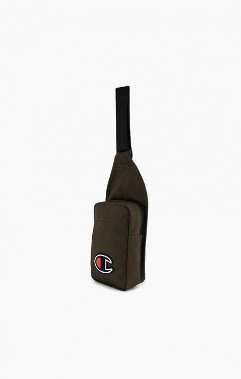 Champion Felt C Logo Shoulder Bag Férfi Táskák Sötéttürkiz | 9160-WSUFA