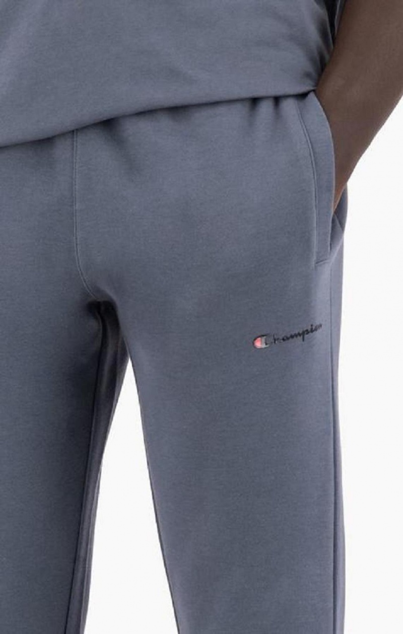 Champion Grafika Logo Print Párnázott Insert Pálya Pants Férfi Jogger Nadrág Sötétszürke | 1096-EWOGJ