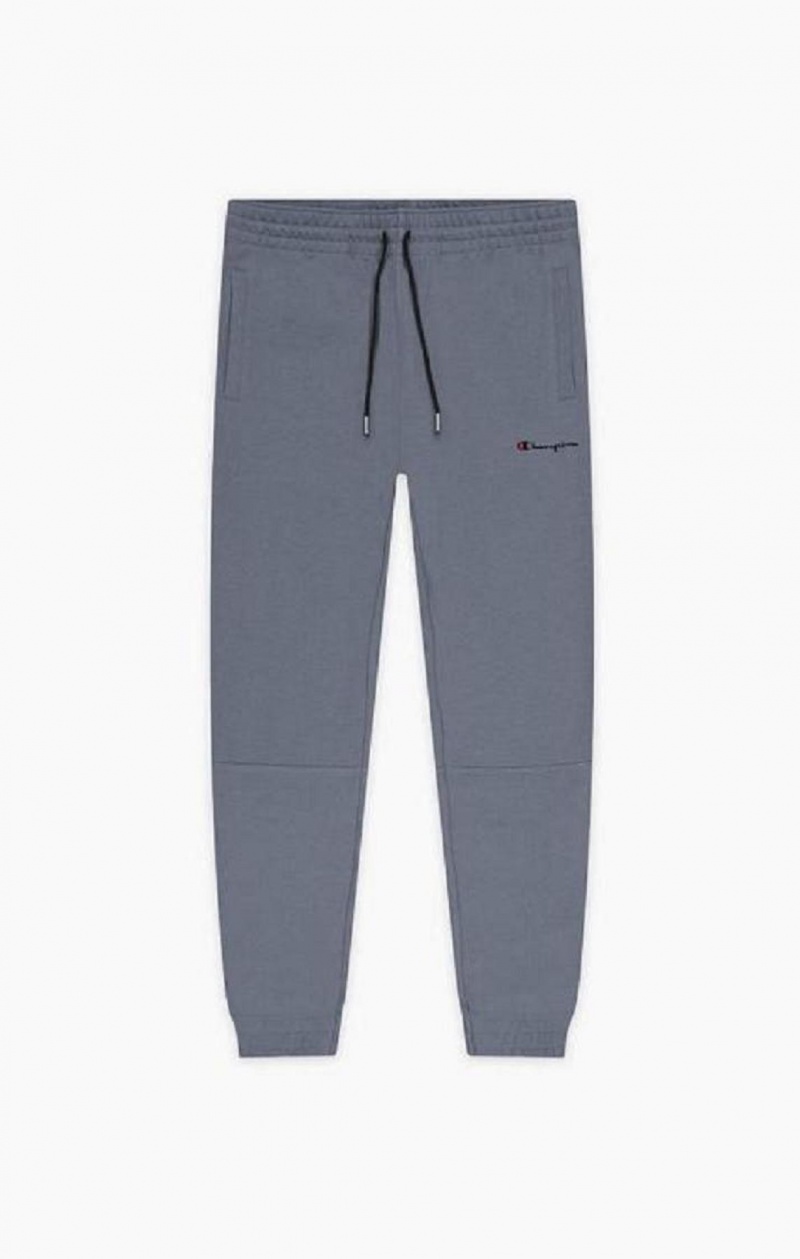 Champion Grafika Logo Print Párnázott Insert Pálya Pants Férfi Jogger Nadrág Sötétszürke | 1096-EWOGJ