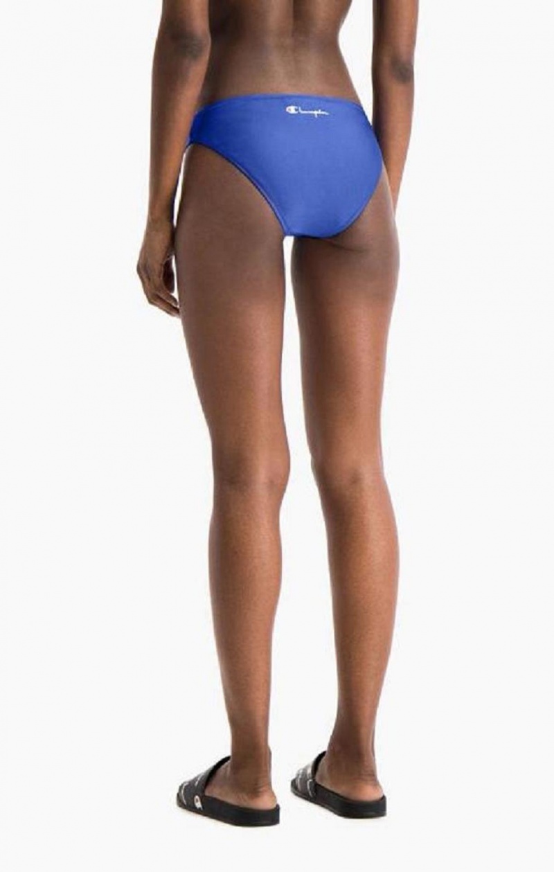 Champion High Leg Bikini Bottoms Női Fürdőruha Kék | 4901-FNUET