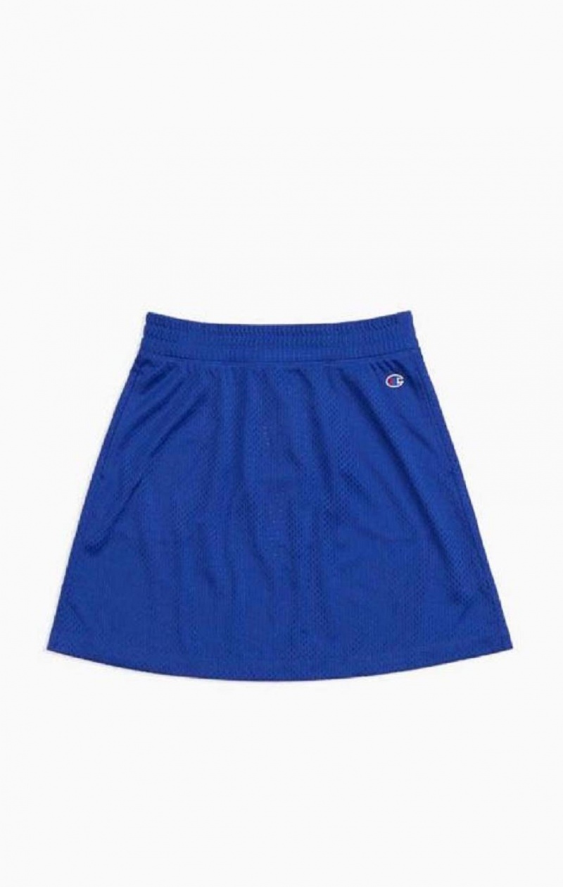 Champion Mesh Tenisz Mini Skirt Női Szoknya Kék | 1740-KIFWG