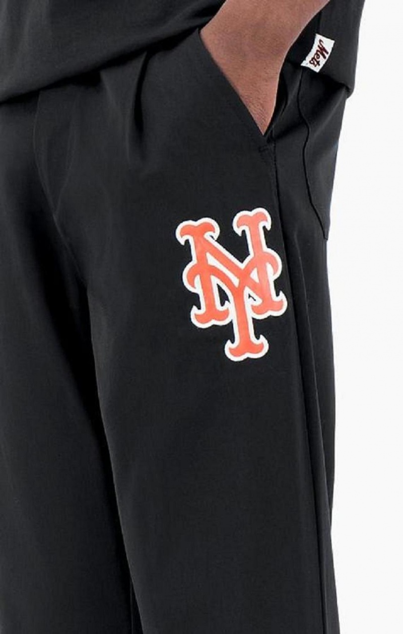 Champion New York MLB Egyenes Trousers Férfi Jogger Nadrág Fekete | 2694-AFHKX