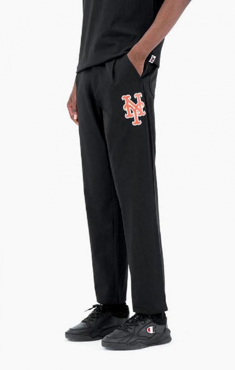 Champion New York MLB Egyenes Trousers Férfi Jogger Nadrág Fekete | 2694-AFHKX