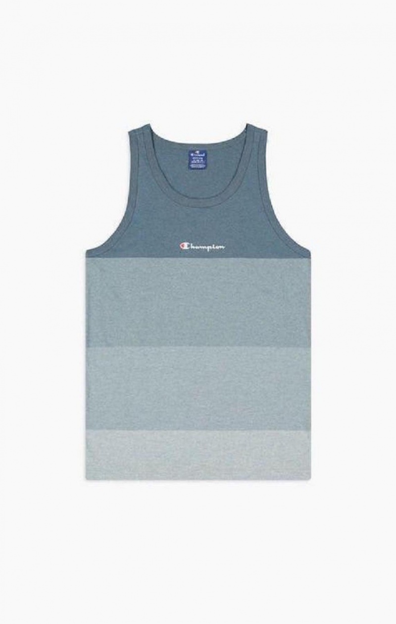 Champion Ombré Panelled Tank Top Férfi Póló Kék | 6148-STHFV