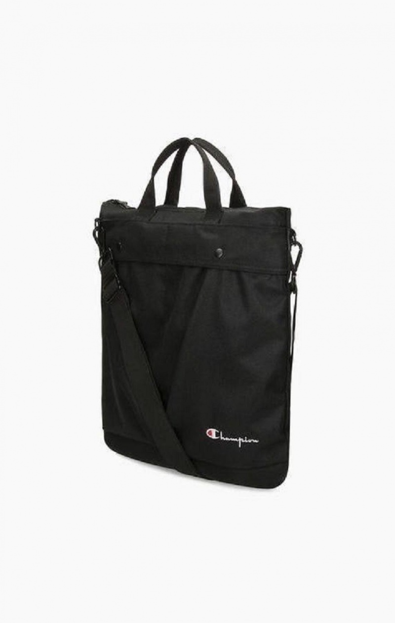 Champion Pocket Front Zip Tote Bag Női Táskák Fekete | 8495-BMSEX