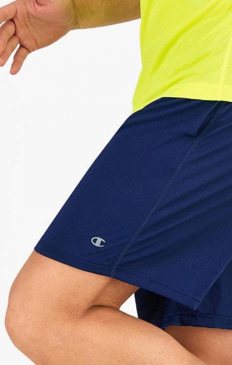 Champion Reflective C Logo Quick Dry Torna Shorts Férfi Rövidnadrág Kék | 5972-WTXRV