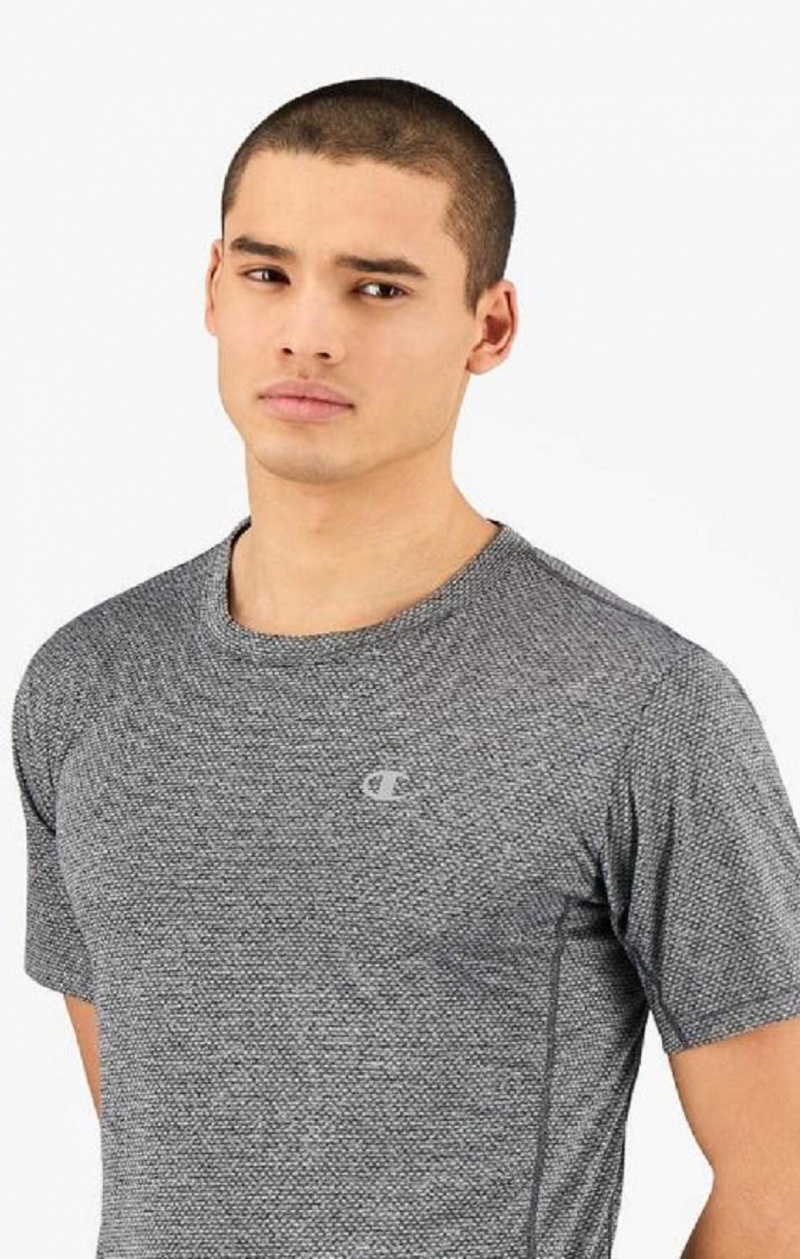 Champion Reflective C Quick Dry Torna T-Shirt Férfi Póló Világos Szürke | 9374-LACSU