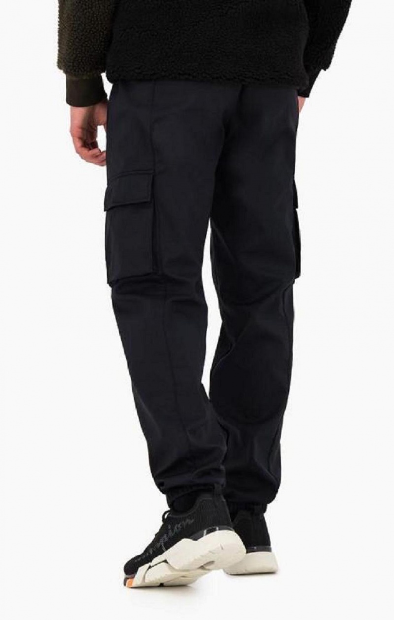 Champion Reflective Logo Cargo Pants Férfi Jogger Nadrág Fekete | 9812-FZWQT