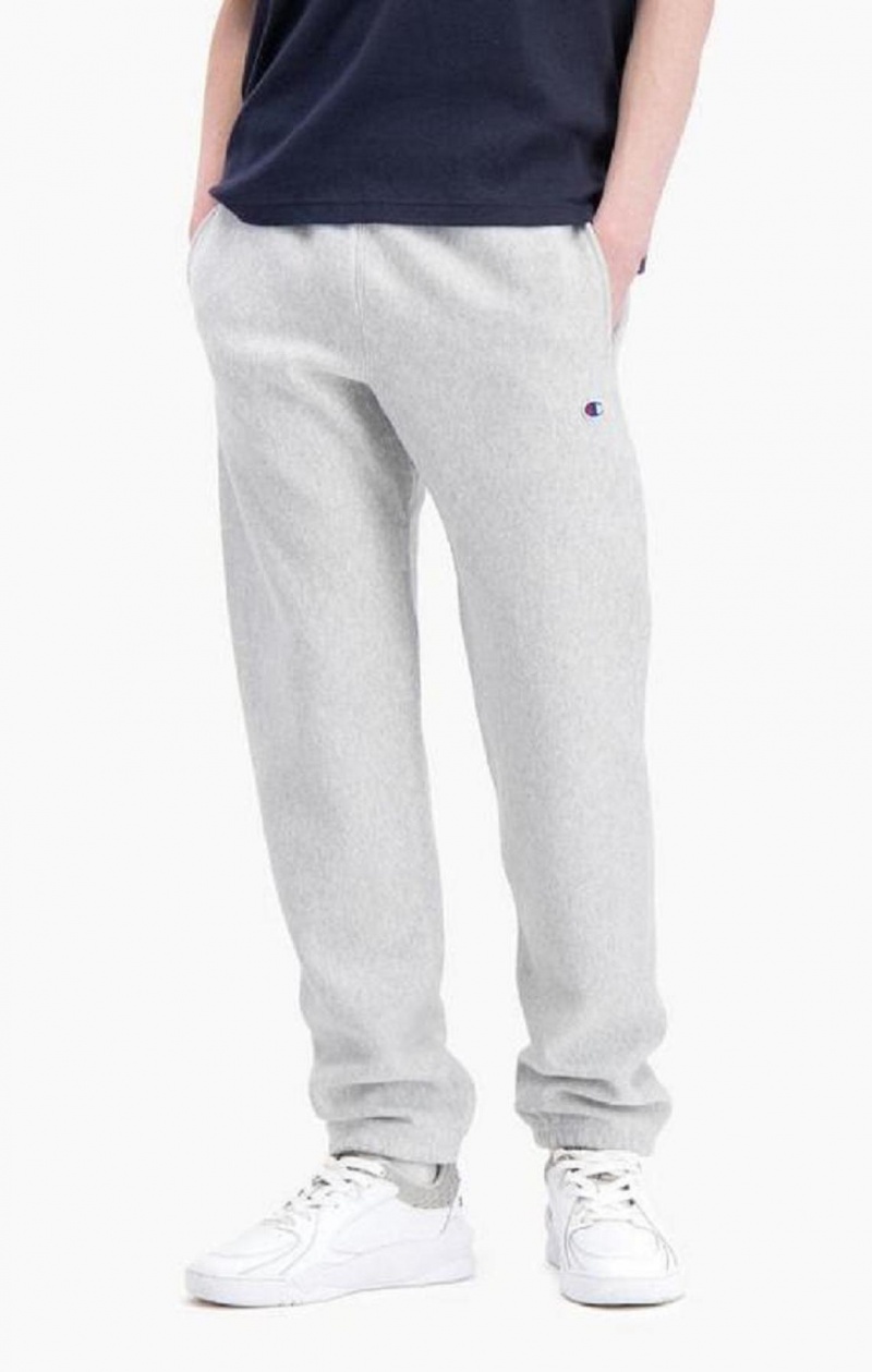 Champion Reverse Weave Joggers Férfi Jogger Nadrág Világos Szürke | 6473-BOLJD