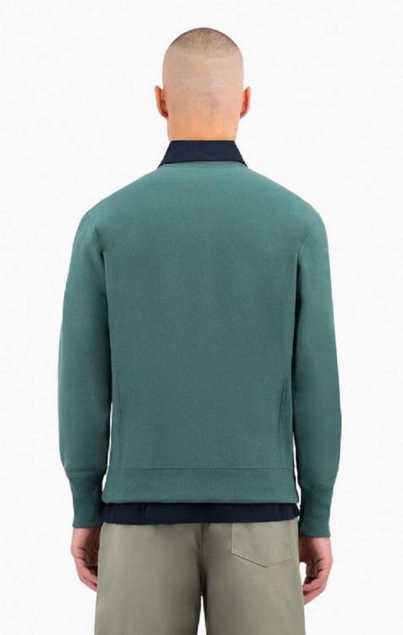 Champion Reverse Weave Sweatshirt Férfi Pulóverek Zöld | 8725-VRLFB