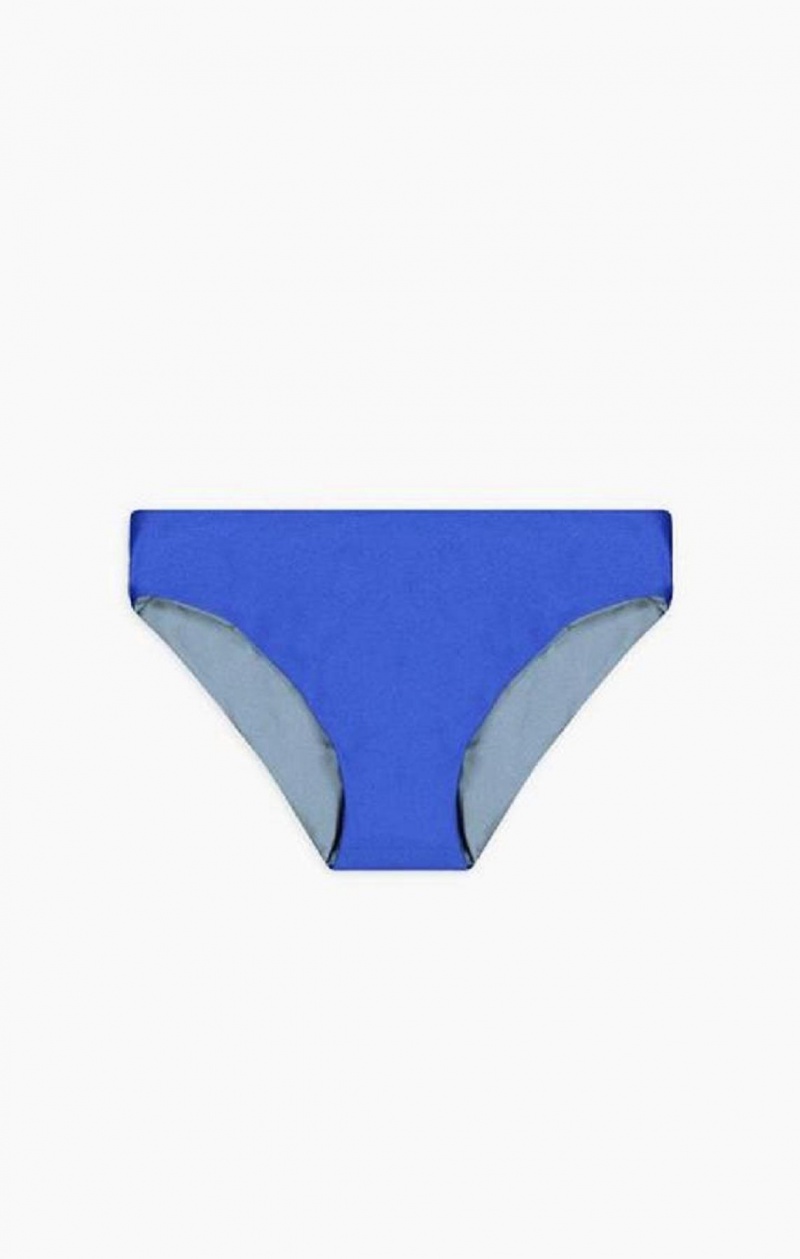 Champion Reversible C Logo High Derekú Bikini Bottoms Női Fürdőruha Kék | 3790-ICYSF