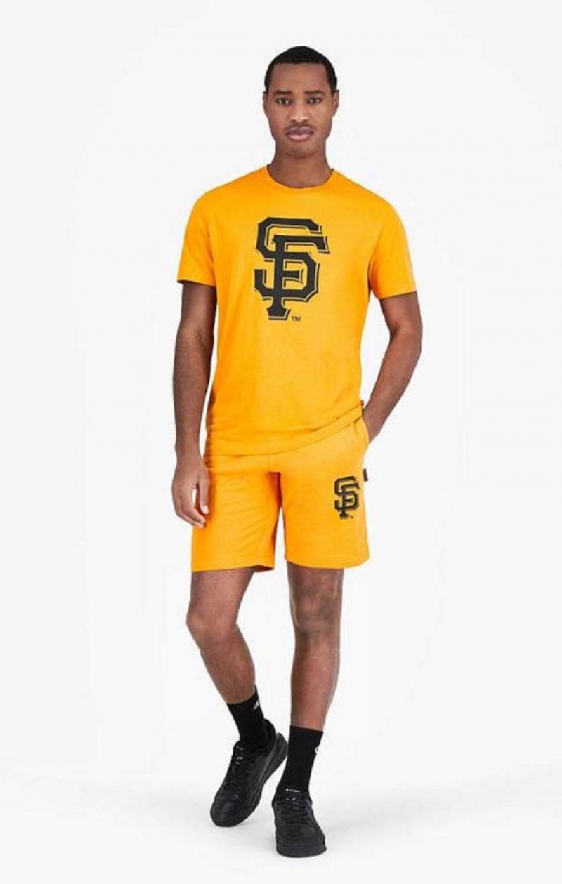 Champion San Francisco MLB T-Shirt Férfi Póló Narancssárga | 2857-AKODE