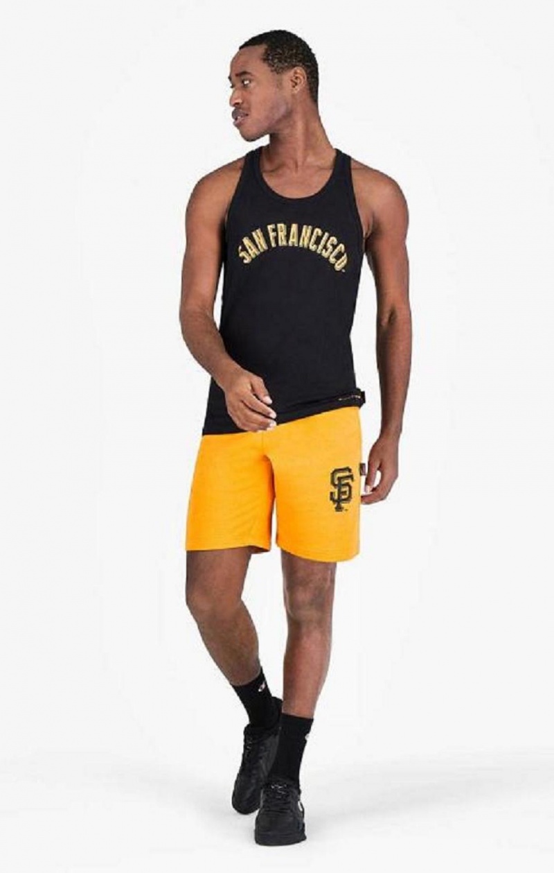 Champion San Francisco MLB Tank Top Férfi Póló Fekete | 5278-PLSYT