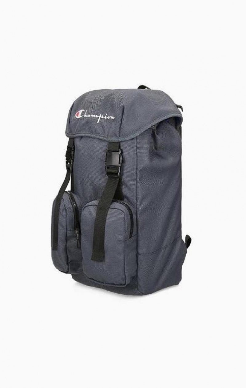 Champion Script Logo Csatos Front Backpack Férfi Táskák Sötéttürkiz | 1094-LETPU