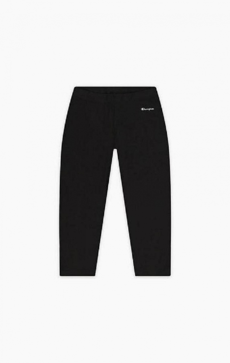 Champion Script Logo Stretch Pamut Leggings Női Jogger Nadrág Fekete | 2943-HWSKR