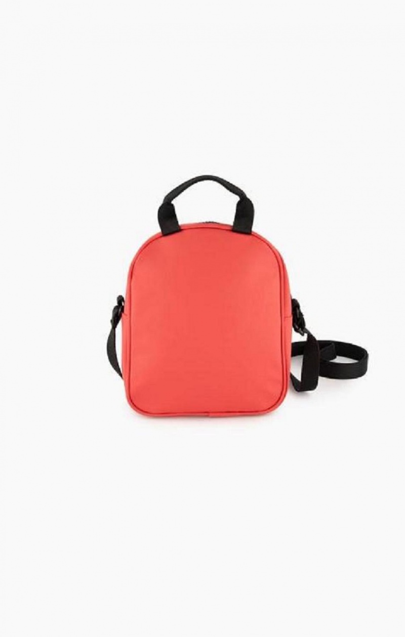 Champion Small Script Logo Woven Crossbody Backpack Női Táskák Piros | 9507-MLNOG