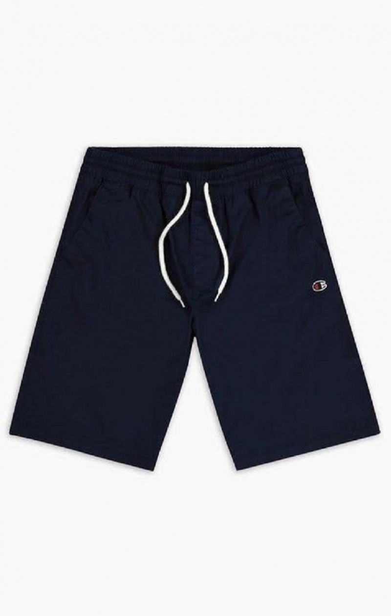 Champion Stretch Pamut Twill Bermuda Shorts Férfi Rövidnadrág Sötétkék | 1536-PLOJN