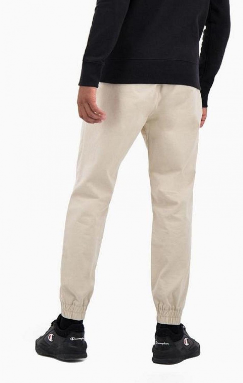 Champion Stretch Pamut Twill Cuffed Trousers Férfi Jogger Nadrág Barna | 4268-CGNTB