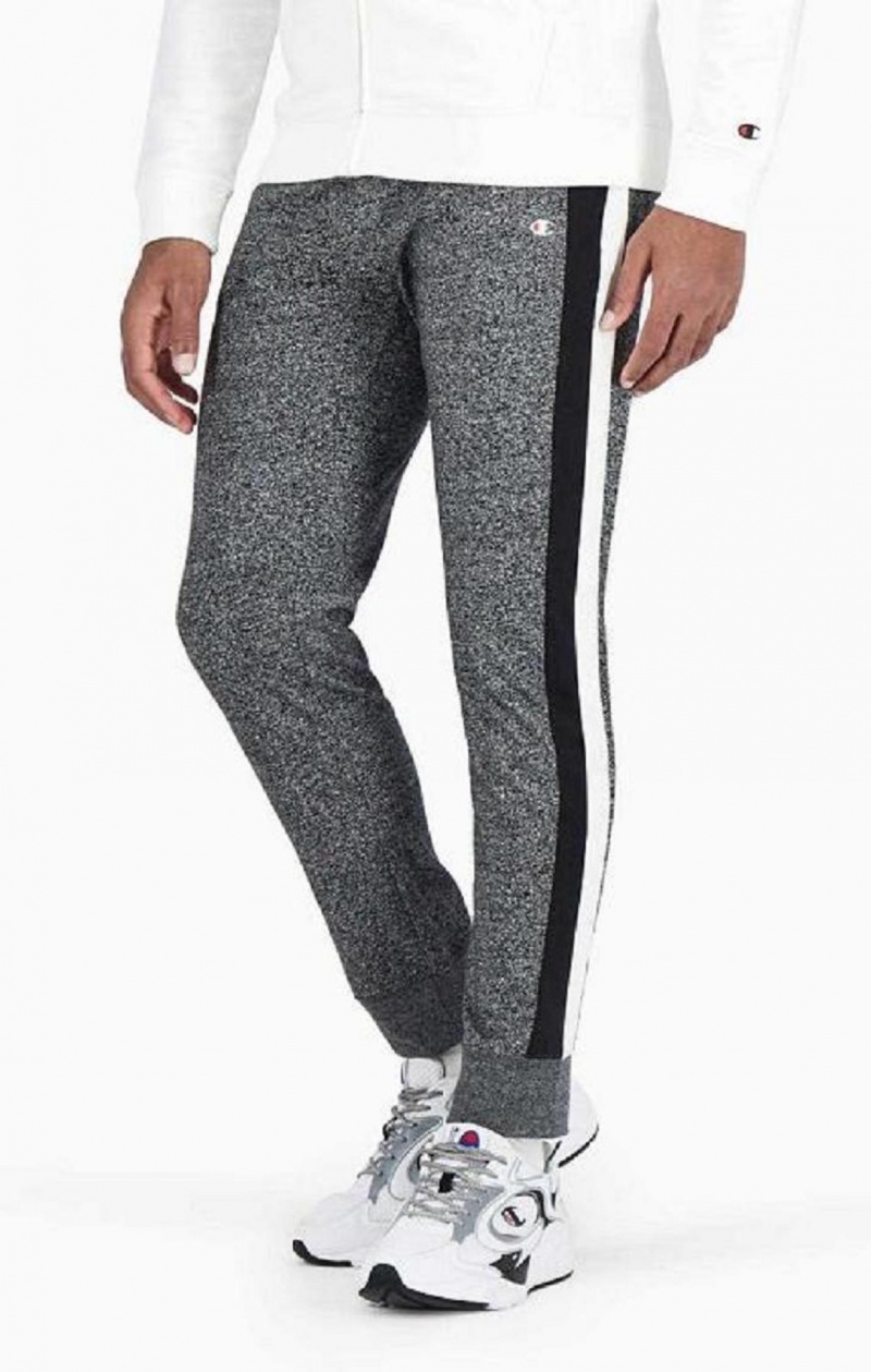 Champion Stripe Insert Cuffed Joggers Férfi Jogger Nadrág Sötétszürke | 9623-XHWMV