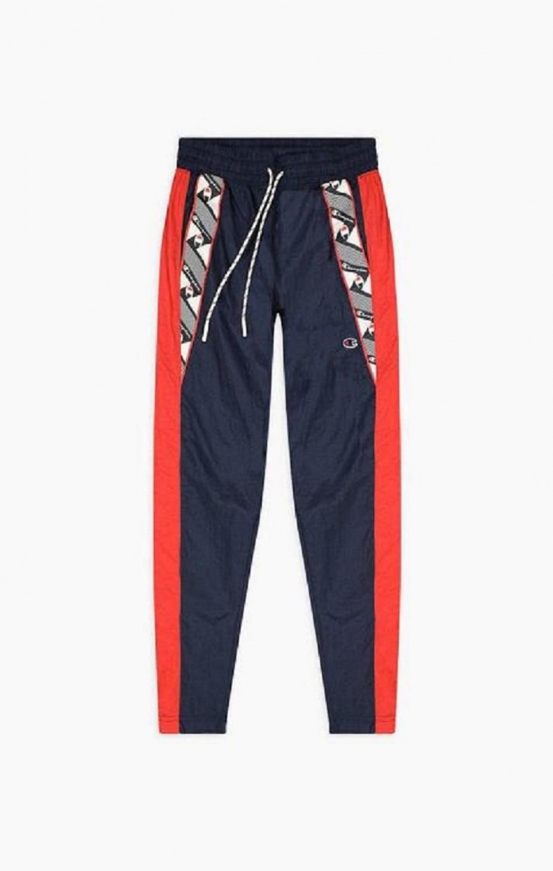 Champion Stripe Logo Tape Insert Cigarette Pants Női Jogger Nadrág Sötéttürkiz | 1203-MIPLJ