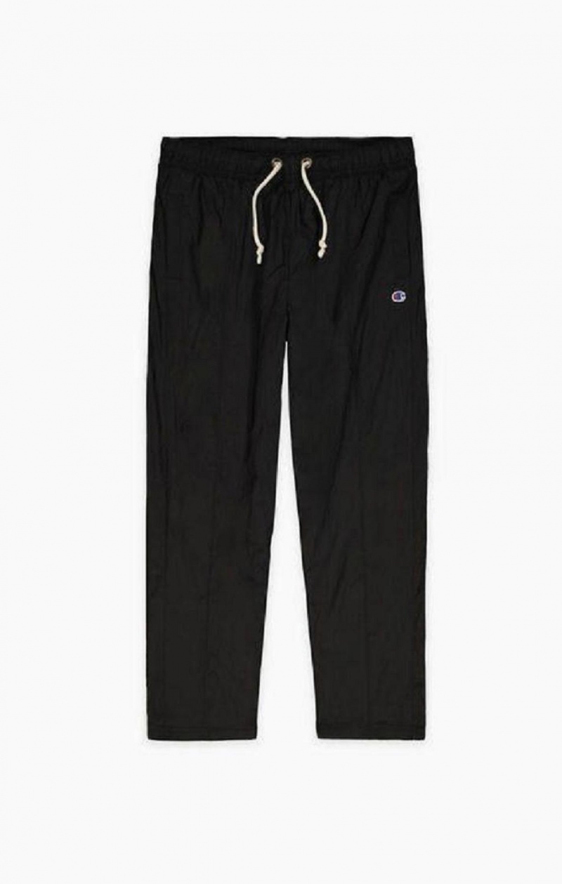 Champion Tape Detail Slim Fit Pálya Pants Női Jogger Nadrág Fekete | 3826-WXJUV