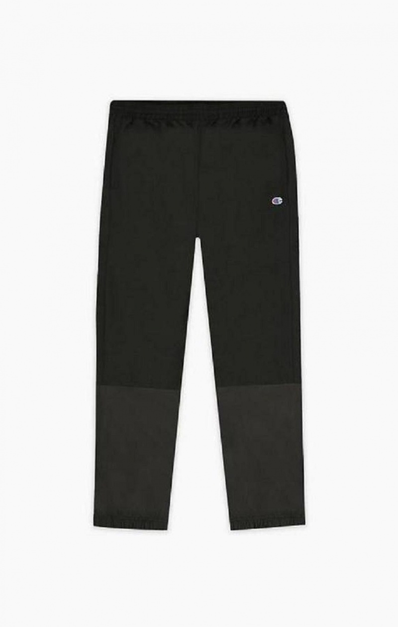 Champion Tonal Panel Tracksuit Trousers Férfi Melegítő Fekete | 6349-AVWBM