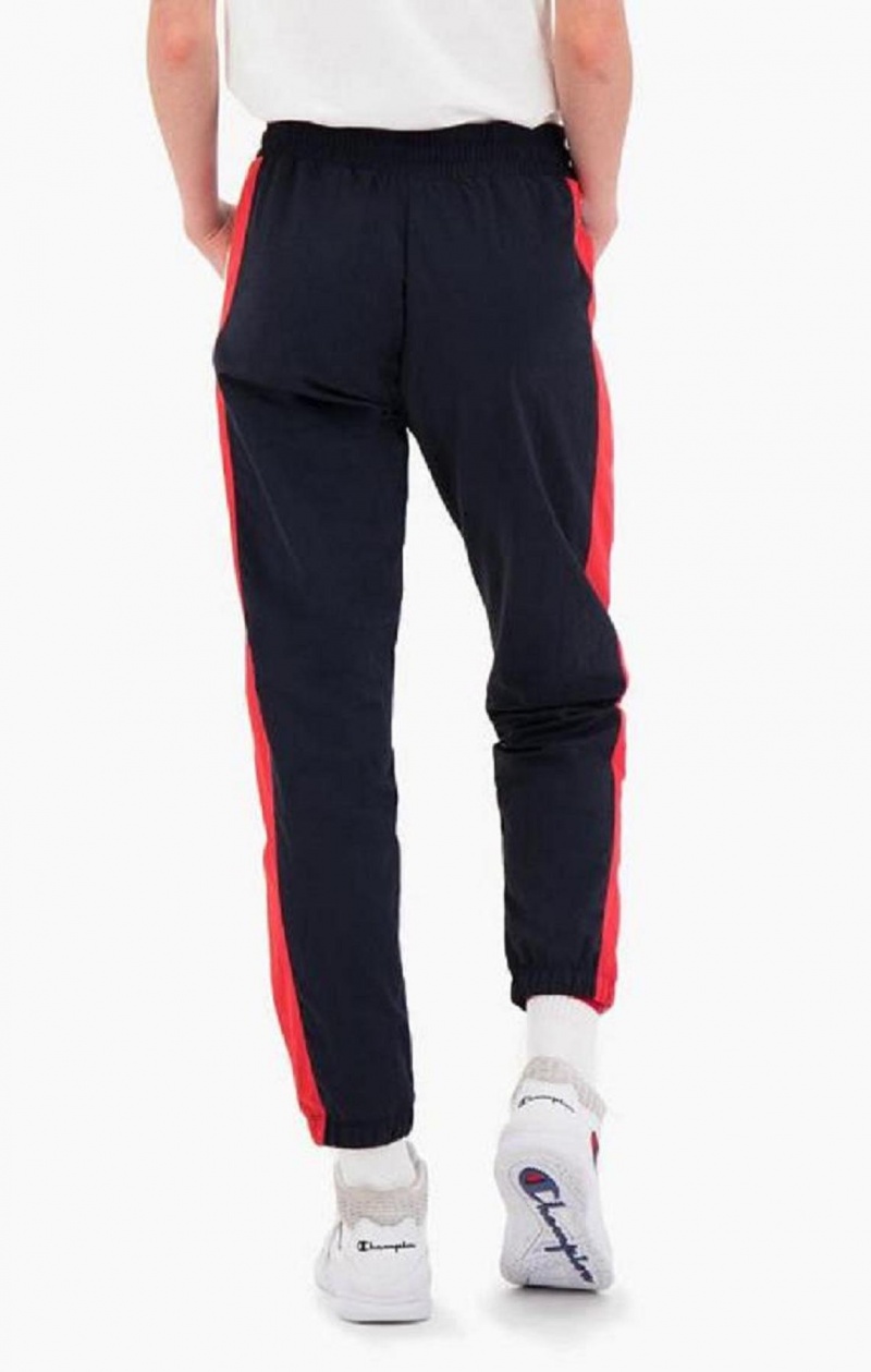 Champion Two Tone Stripe Seam Pálya Pants Női Jogger Nadrág Sötéttürkiz | 3205-ROJWI