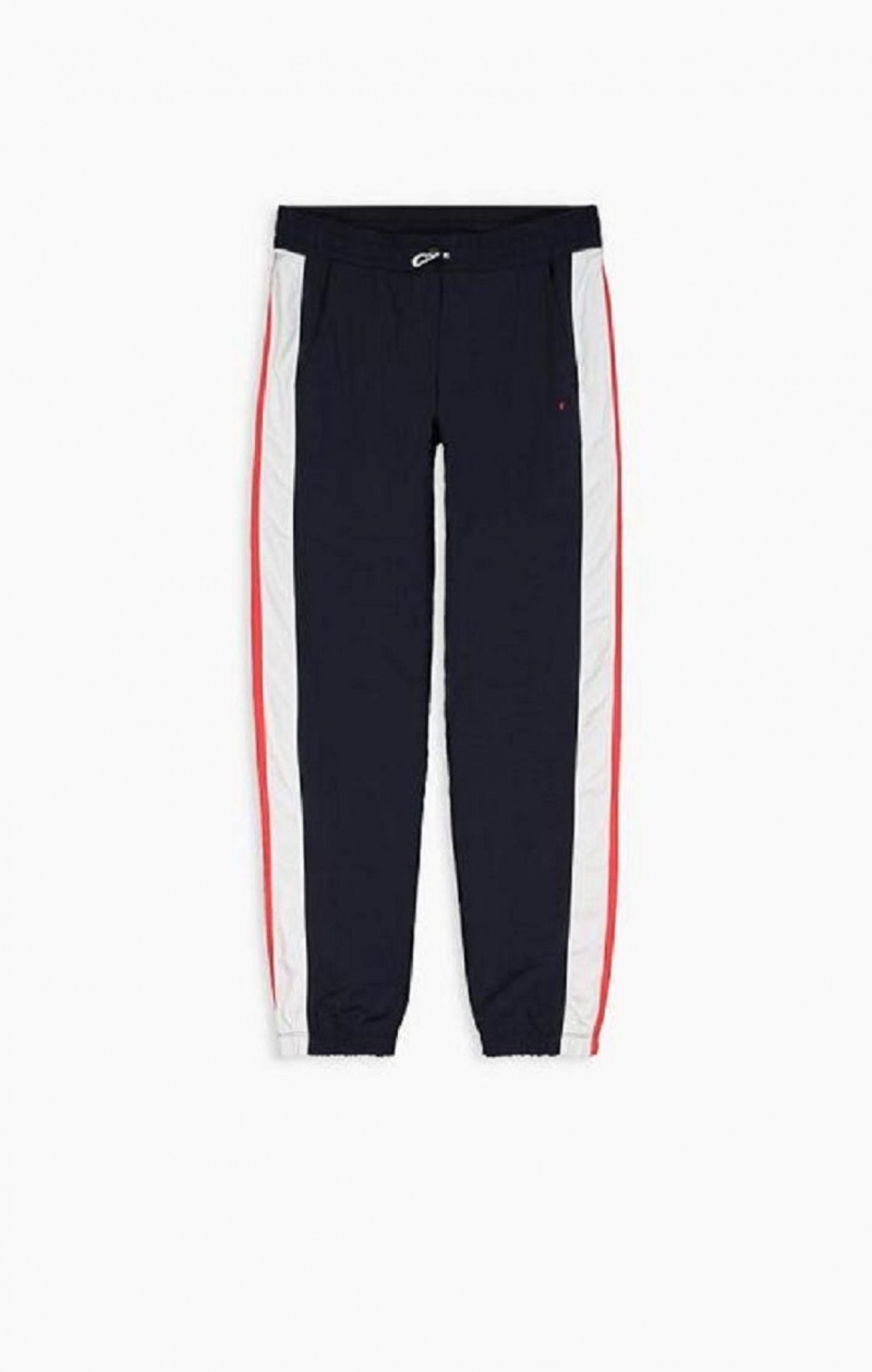 Champion Two Tone Stripe Seam Pálya Pants Női Jogger Nadrág Sötéttürkiz | 3205-ROJWI